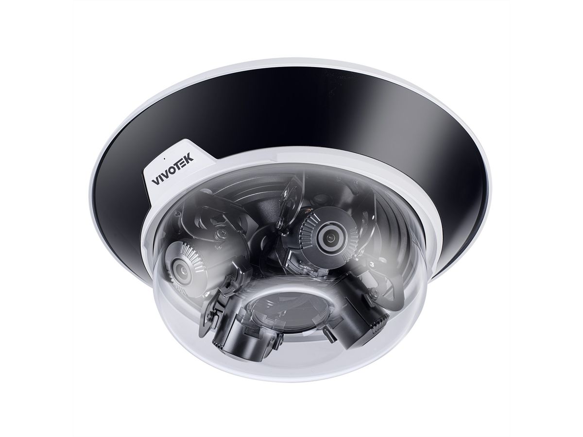 Vivotek MA9322-EHTVL Vandal-Multisensor 4x 5 MP, 40.1-88.6°, IR-LED 30m