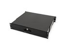 ROLINE 19" Tiroir pour clavier 2U, 400P verrouillable noir