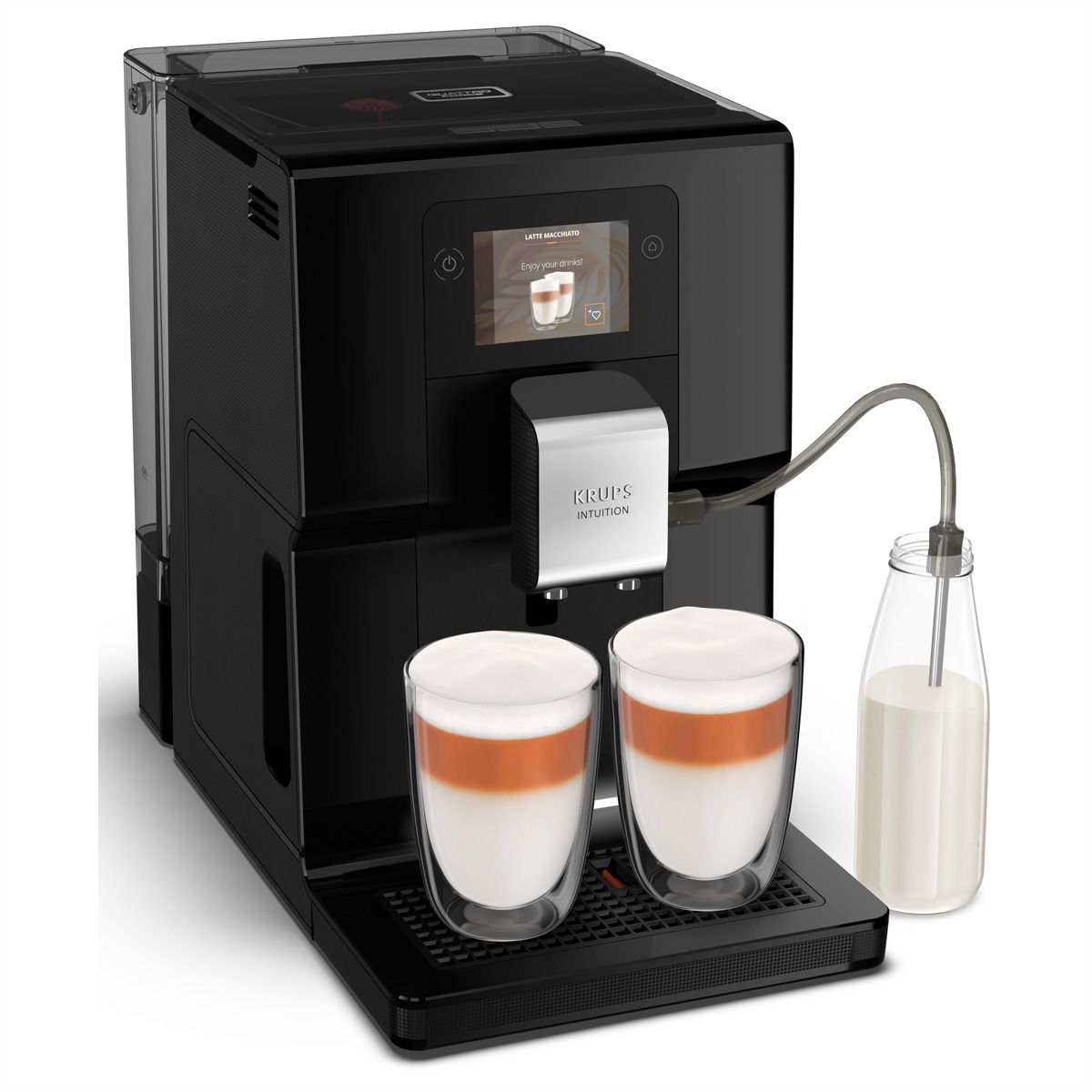 Krups machine à café automatique EA87310, Intuition Preference (réservoir à lait inclus)