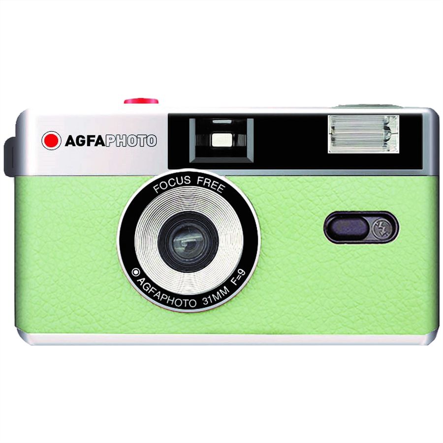 Appareil photo analogique Agfa 35mm vert