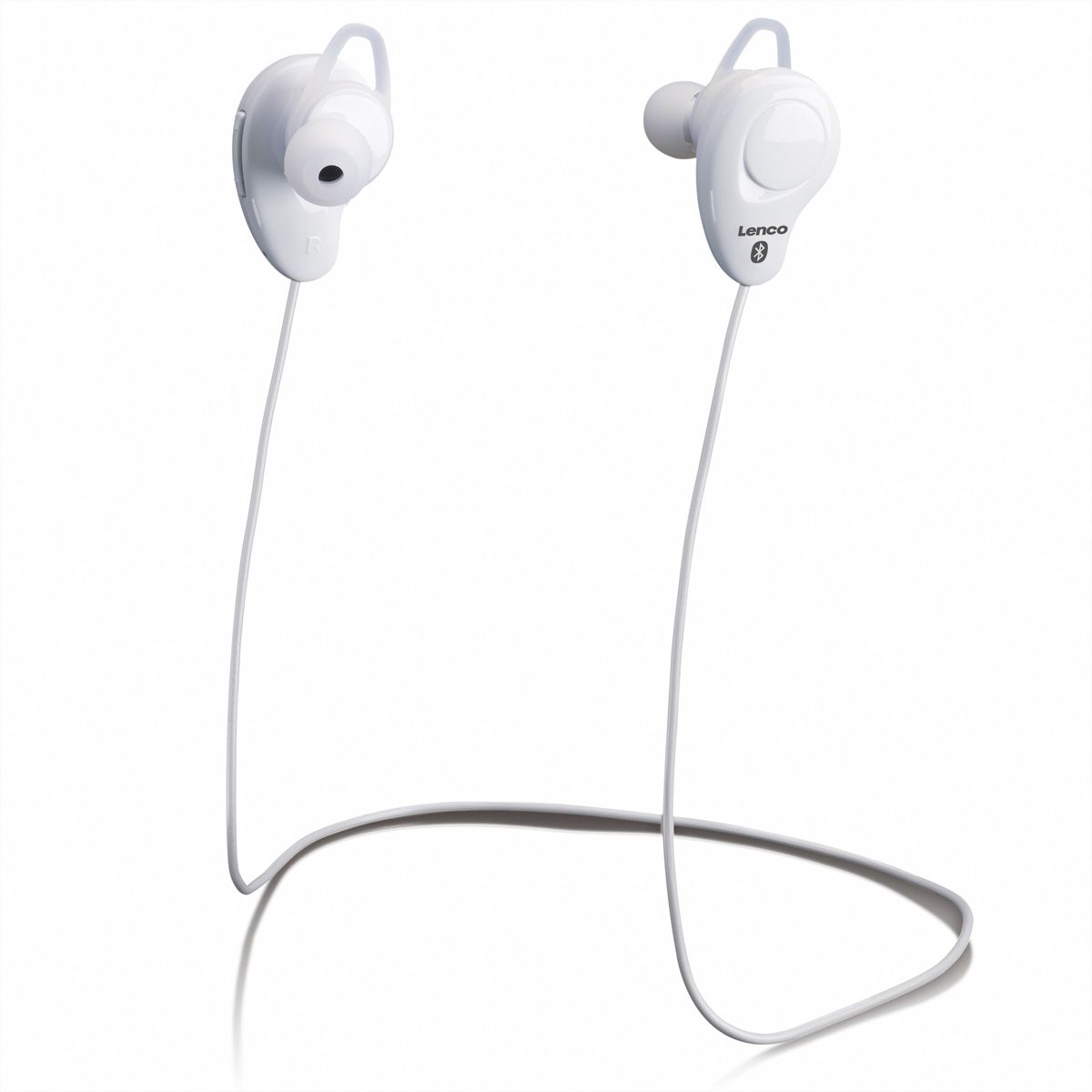 Lenco Casque Bluetooth EPB-015WH, blanc