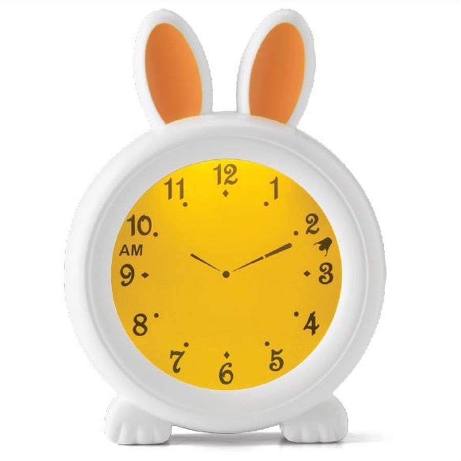 Alecto BC100BUNNY, veilleuse et réveil, Blanc