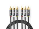 Nedis CROLINE Câble 3,5mm / 2x RCA M, 2 m