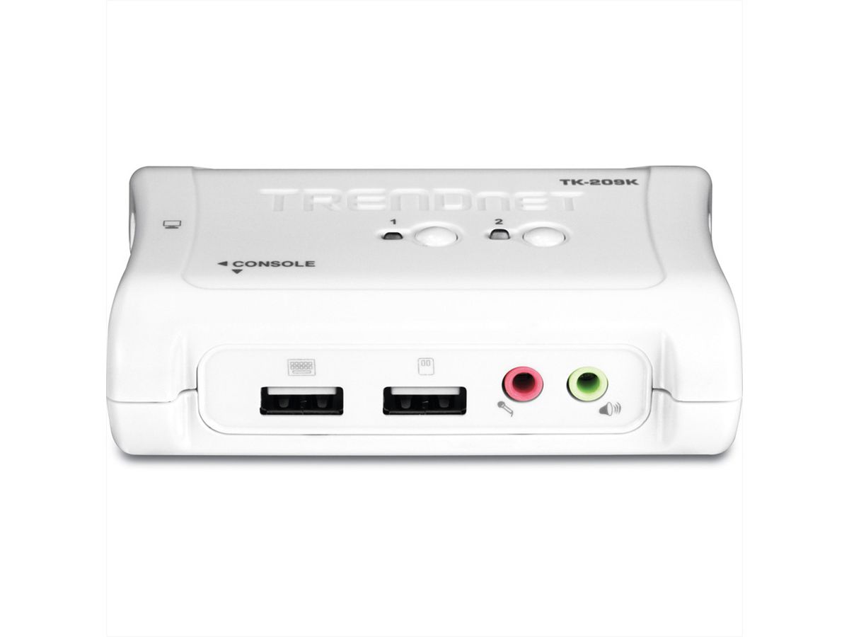 TRENDnet TK-209K Kit de switch KVM USB à 2 ports avec fonction audio