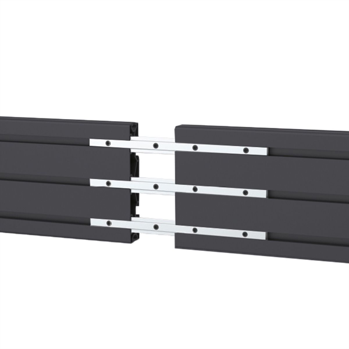 Hagor Rail en aluminium CPS - Rail en aluminium 1000mm, noir