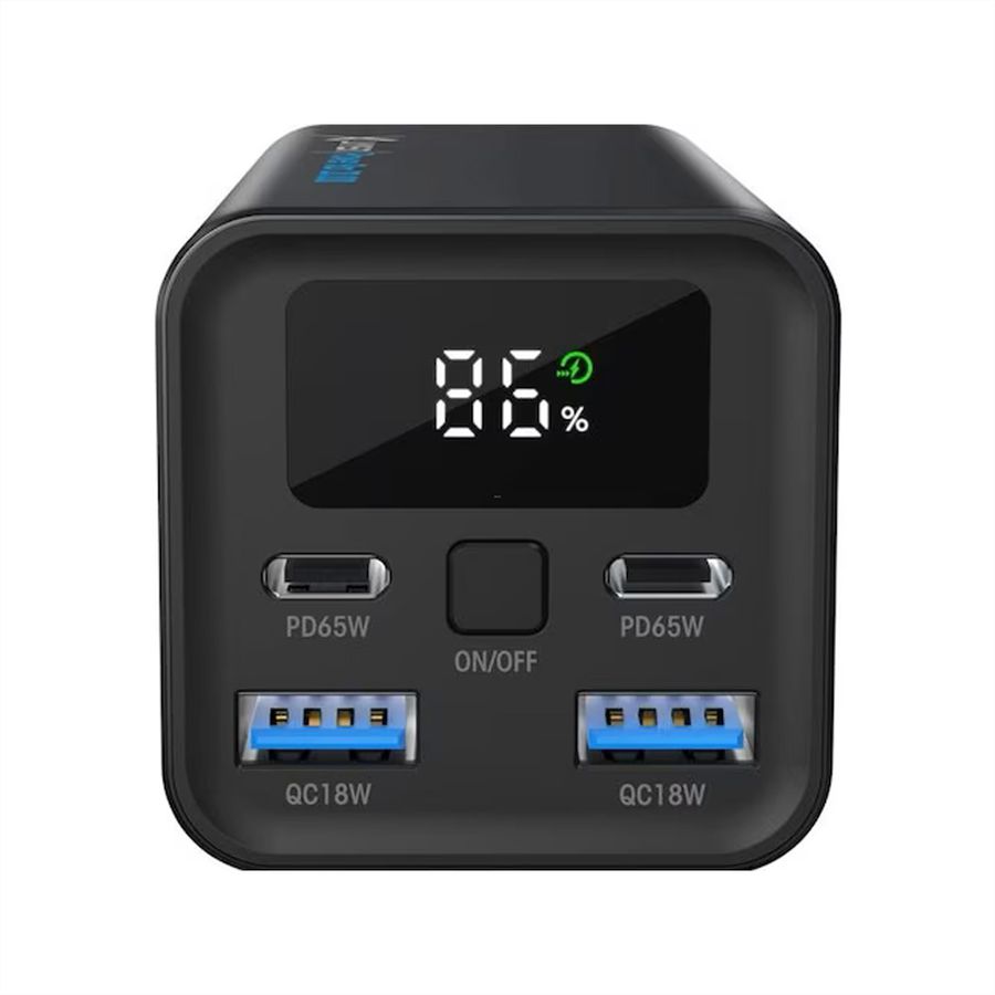 Xlayer Powerbank Solid 20'000mAh, USB C, USB A, Output 2.1 A, schwarz
