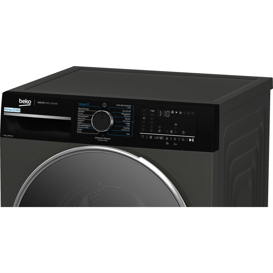 Beko Waschmaschine WM529, 9kg, A, manhattan gray