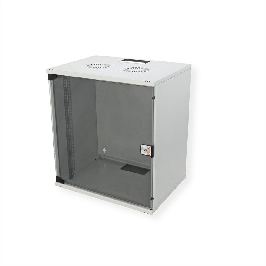 ROLINE 19" Boîtier mural Basic 12U, 540x400 LxP gris, EN KIT
