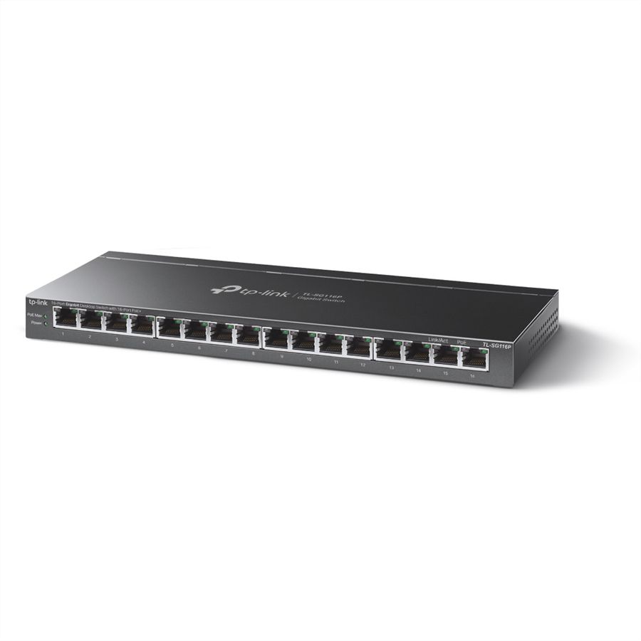 TP-Link TL-SG116P Omada PoE+ Switch 16 Port