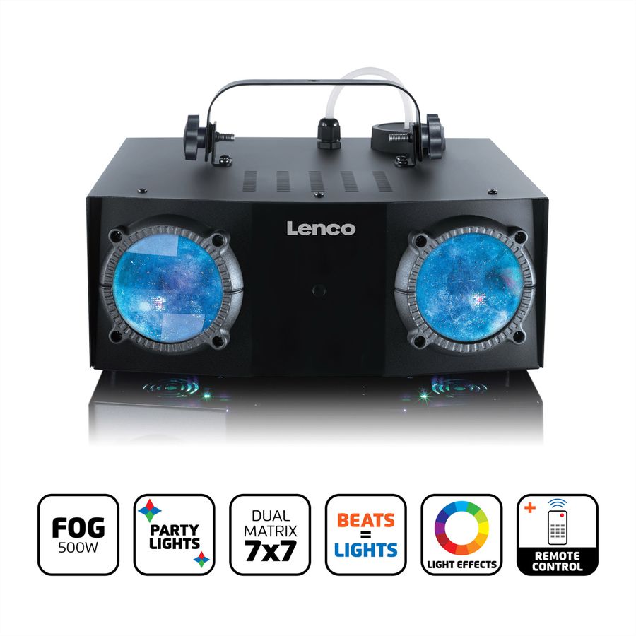 Lenco Lumière de fête LFM-110BK, noir
