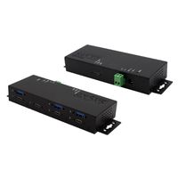 EXSYS EX-1237HMVS Hub USB 3.2 Gen2 à 7 ports, avec 4 x USB-C et 3 x USB-A