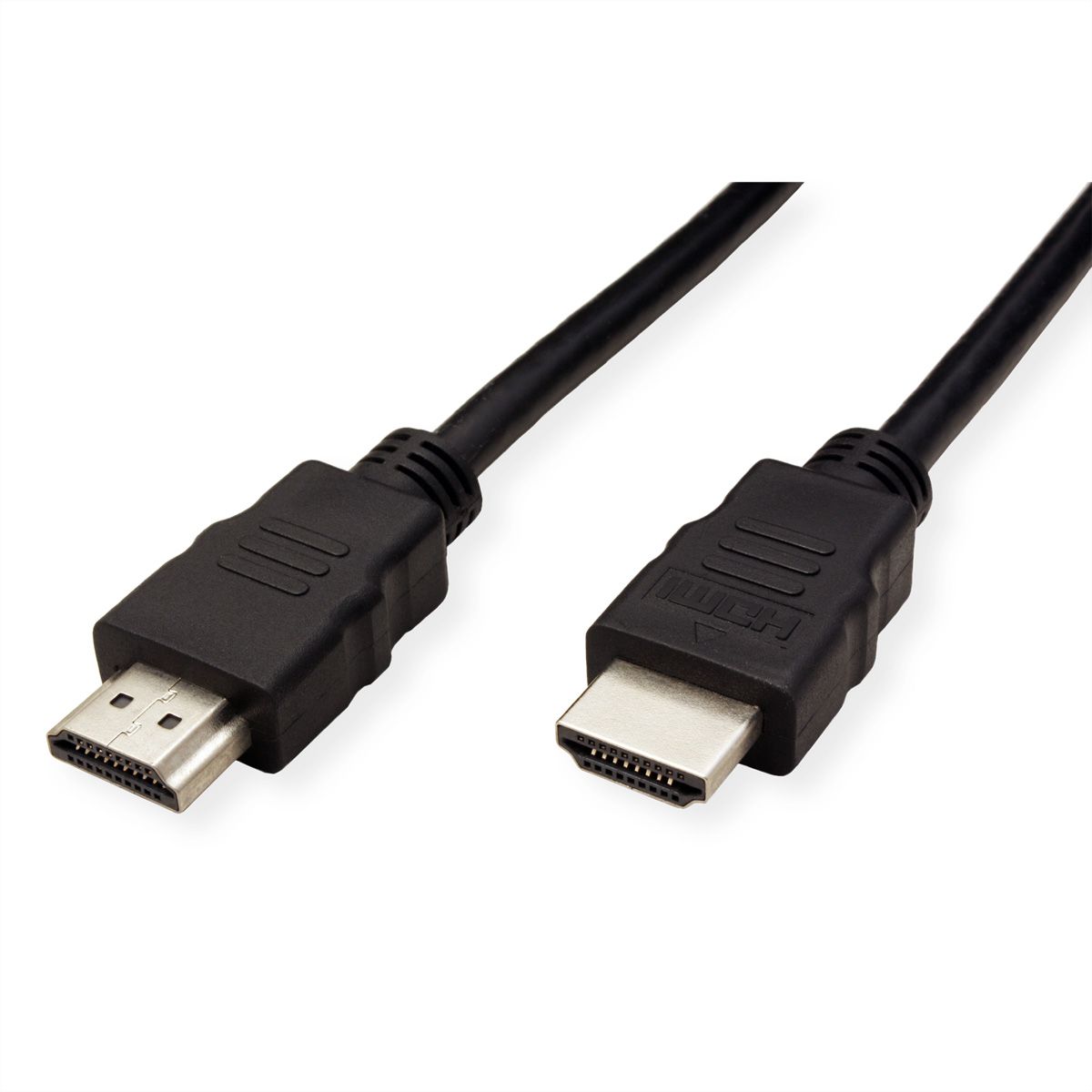 ROLINE GREEN HDMI High Speed Kabel mit Ethernet, TPE, schwarz, 2 m