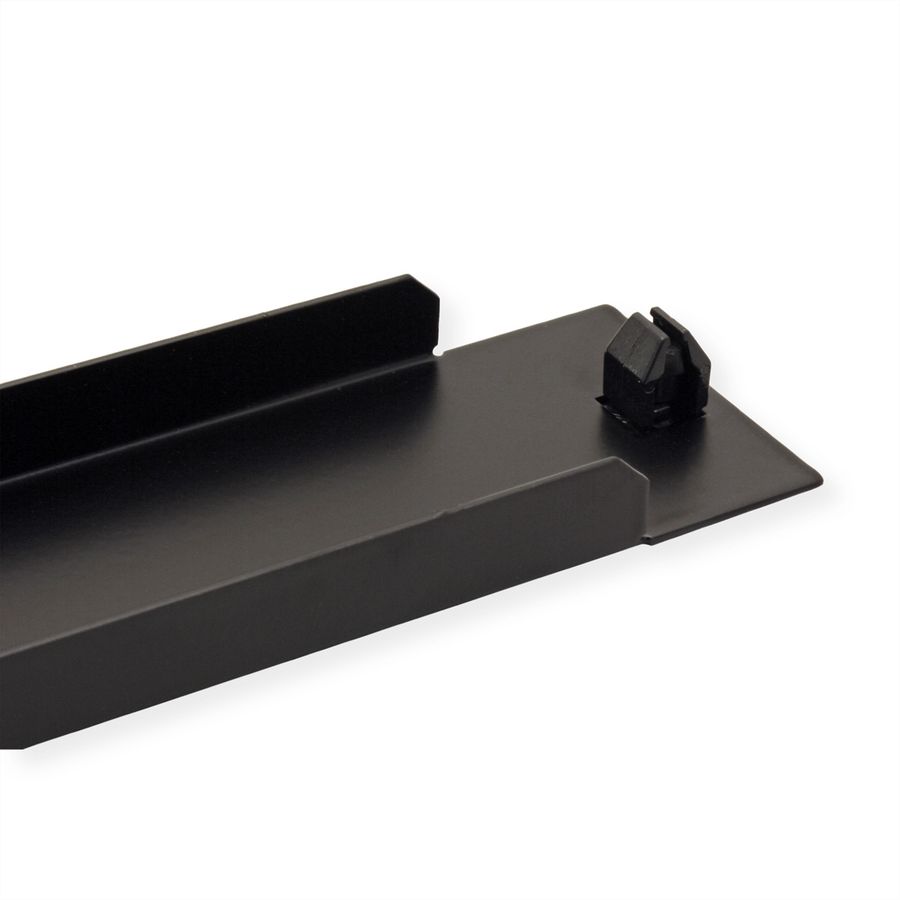 VALUE 19-Zoll-Blindplatte Snap-in, 1 HE, schwarz