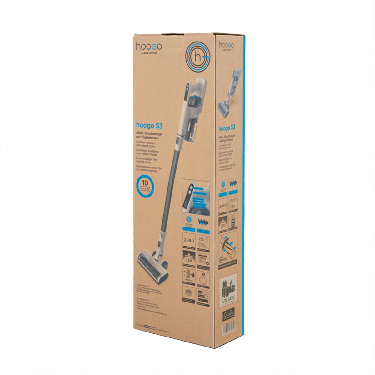 Hoogo Aspirateur à batterie S3