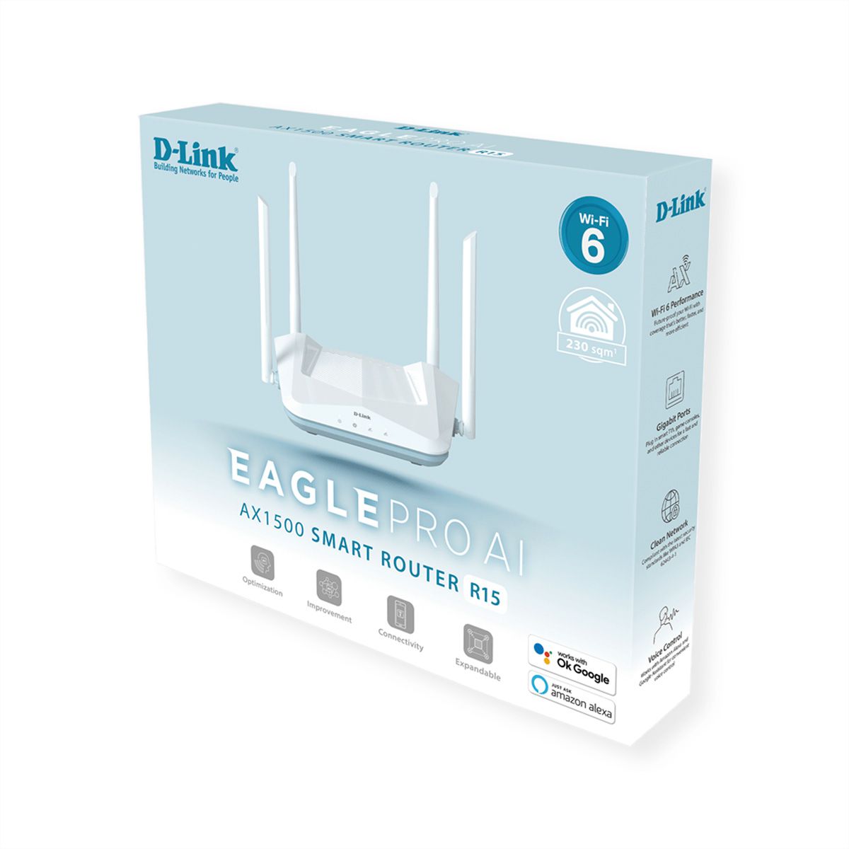 D-Link R15 Routeur EAGLE PRO AI AX1500