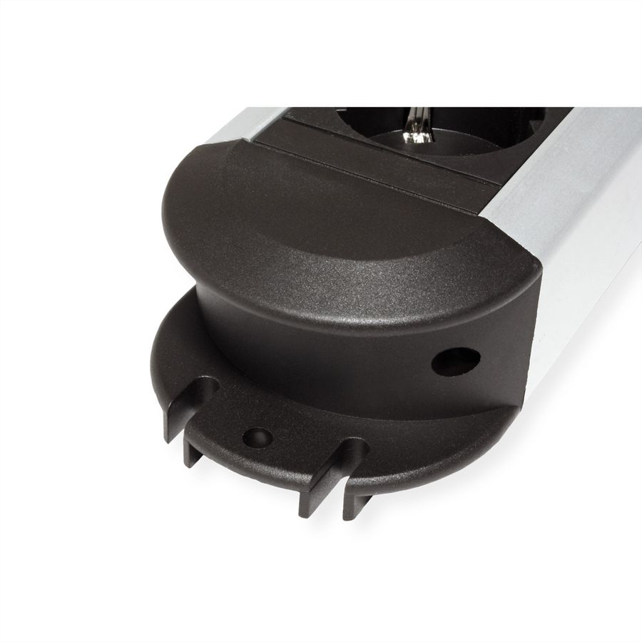 BACHMANN Multiprise Primo 9x protection totale appareil et interrupteur, Chargeur USB 60W 1xABD 0,2m GST18 INOX, 1,75 m