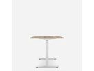 WRK21 Schreibtisch Smart 180 x 80 cm, Höhenverstellbar, Kendal Eiche / Weiss