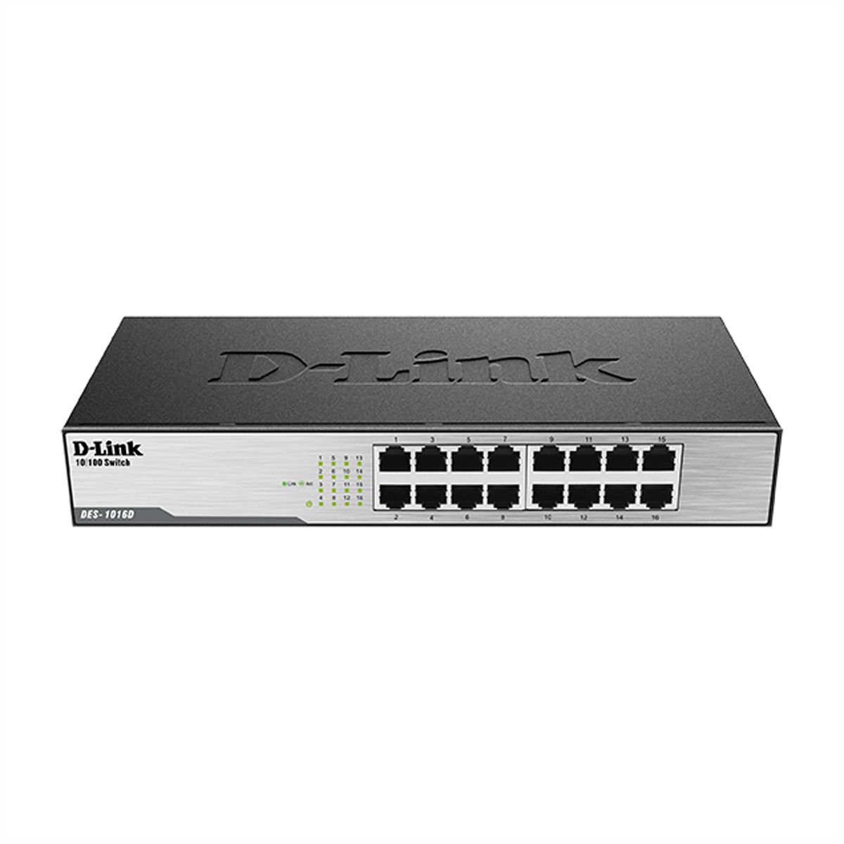 D-Link DES-1016D Switch bureau, 16x 10/100Mbit/s