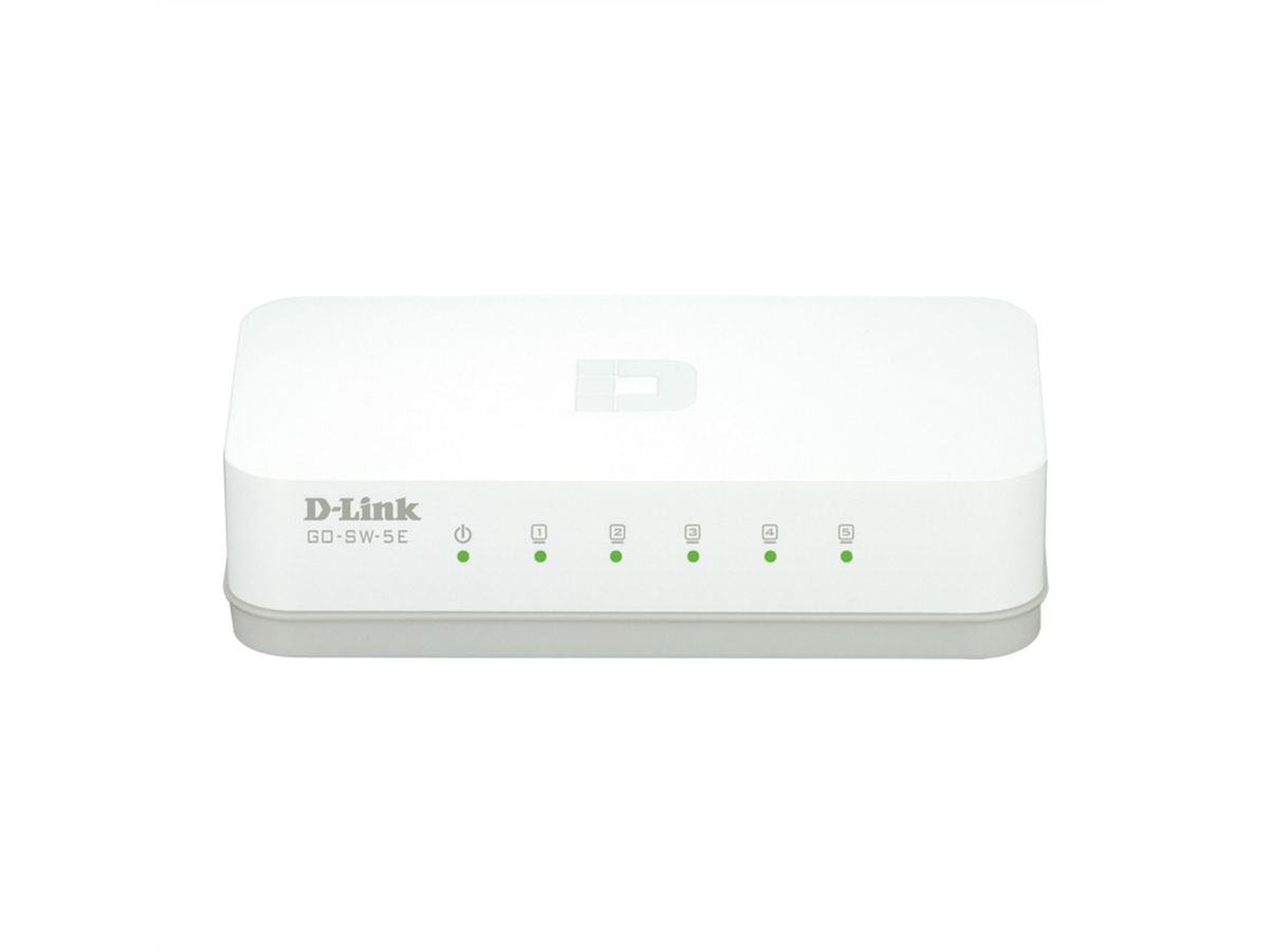 D-Link GO-SW-5E/E Switch bureau 5 ports Fast Ethernet