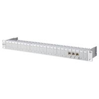 METZ CONNECT 19"-Panel 1HE bestückt mit 24 C6A Modulen Cat.6A (Class EA)