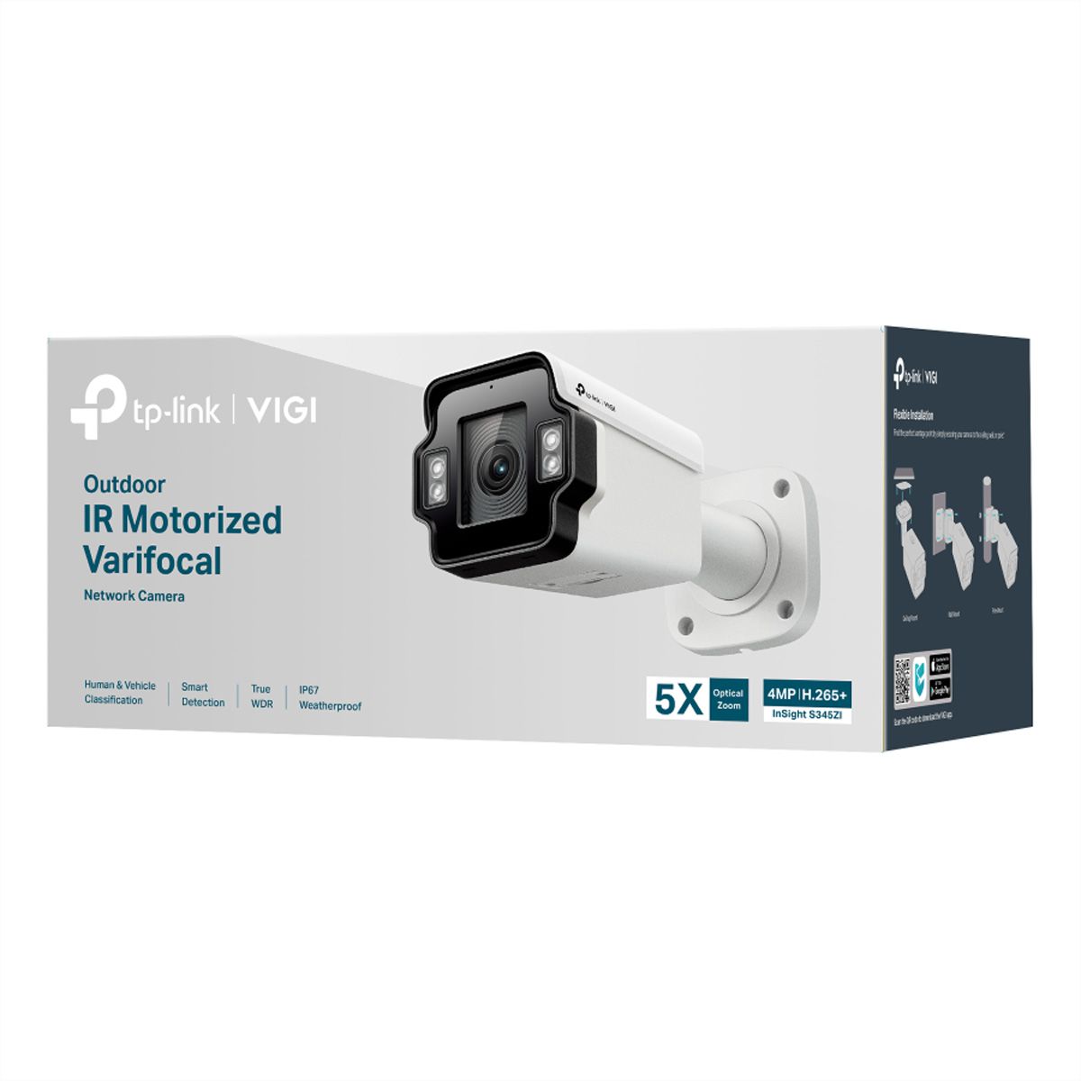 TP-Link VIGI InSight S345ZI Bullet Kamera 4 MP, 29.6-102°, IR-LED 60m