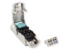 EasyLan fixLink Connector RJ45, Cat.6A (ISO/IEC) Silber