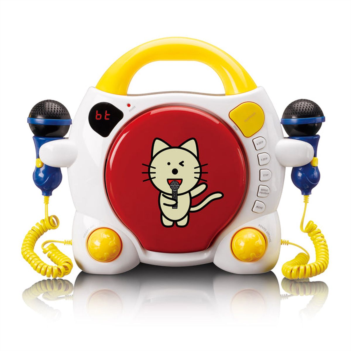Lenco Lecteur CD Portabler KCD-011KIDS, BT, y compris 2 microphones