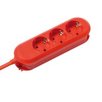 BACHMANN SMART 3xCEE7/3 rouge 3m CEE7/7, ALLEMAND