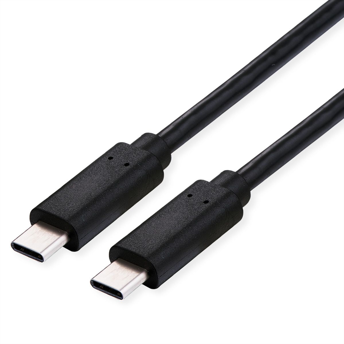 VALUE Câble USB4 Gen3x2, C–C, M/M, 8K UHD-2, 40Gbit/s, 100W, noir, 0,8 m