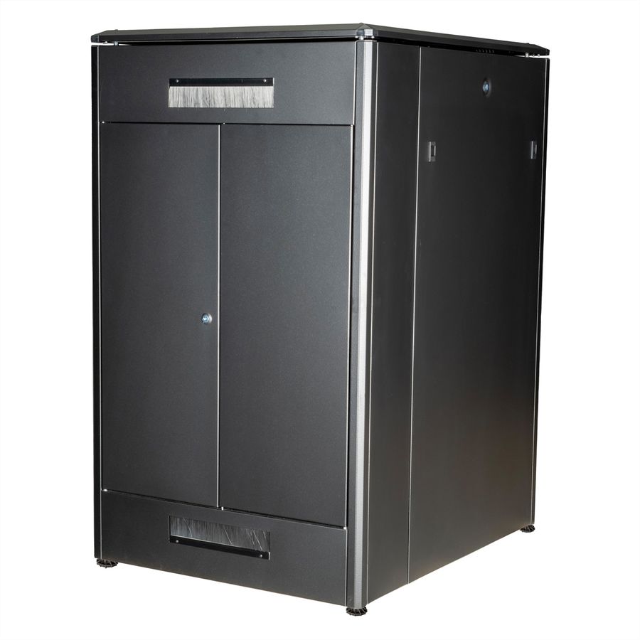 ROLINE 19-Zoll Netzwerkschrank Pro 26 HE, 800x1000 BxT Glastür schwarz