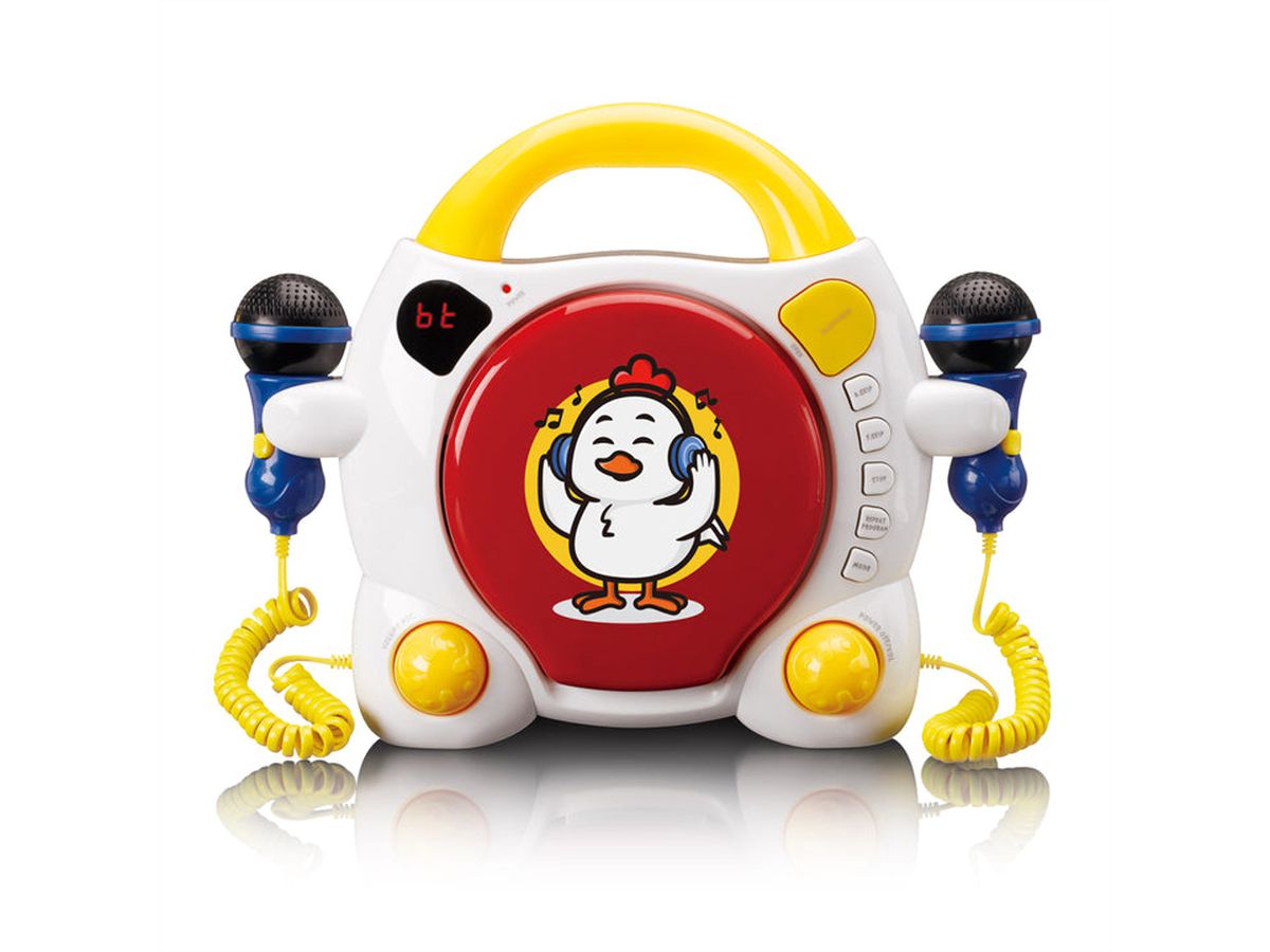 Lenco Lecteur CD Portabler KCD-011KIDS, BT, y compris 2 microphones