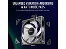 ANTEC C120 ARGB Ventilateur de boîtier PC inversé 120 mm, lot de 3, noir