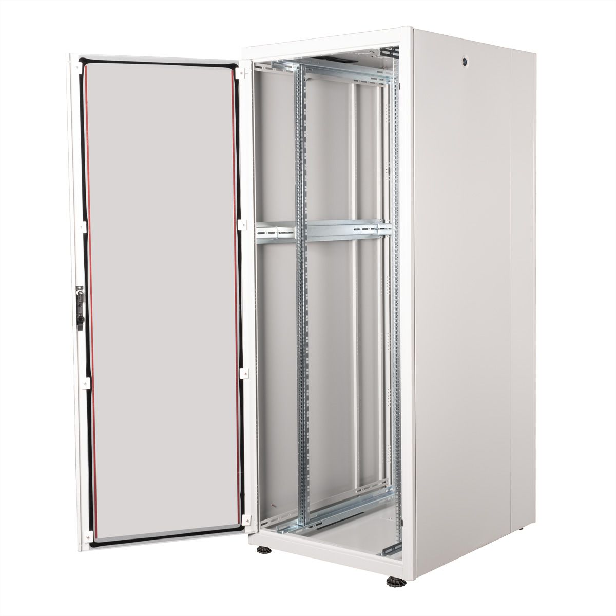 ROLINE 19-Zoll Netzwerkschrank Basic 42 HE, 800x1000 BxT Glastür grau