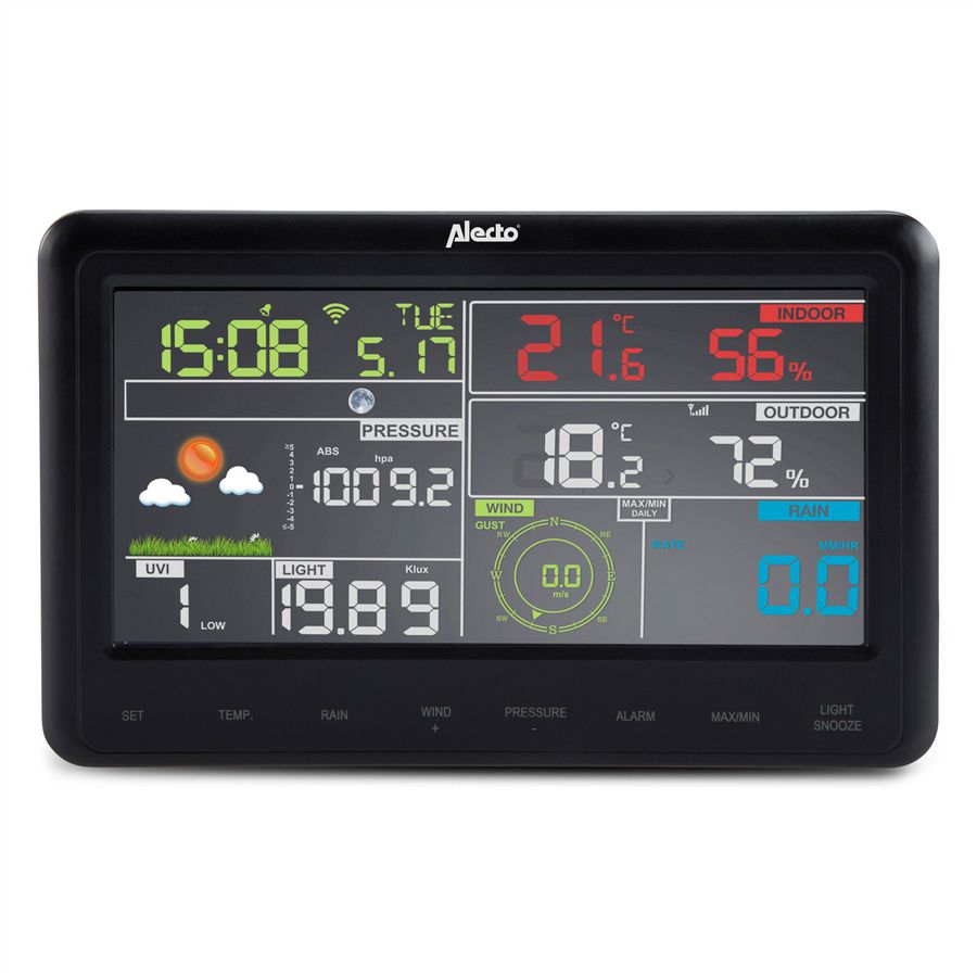 Alecto Station météo WS-5500 8 en 1 WIFI avec application