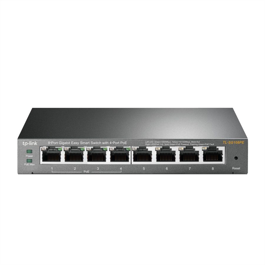 TP-Link TL-SG108PE PoE+ Switch 8 Port