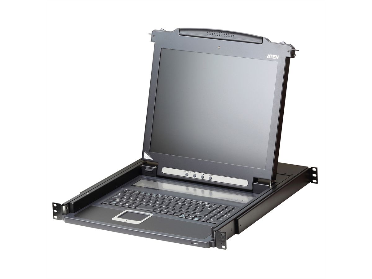 ATEN CL1000M Console KVM, LCD 43cm, VGA, PS/2, clavier D