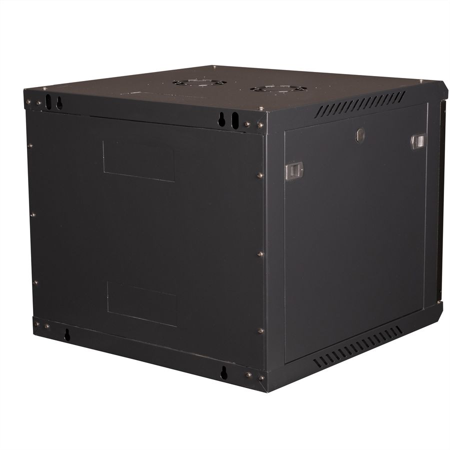 VALUE 19-Zoll Wandgehäuse 9HE, 600x600mm schwarz, Bausatz