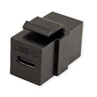 VALUE Module Keystone USB type C, noir