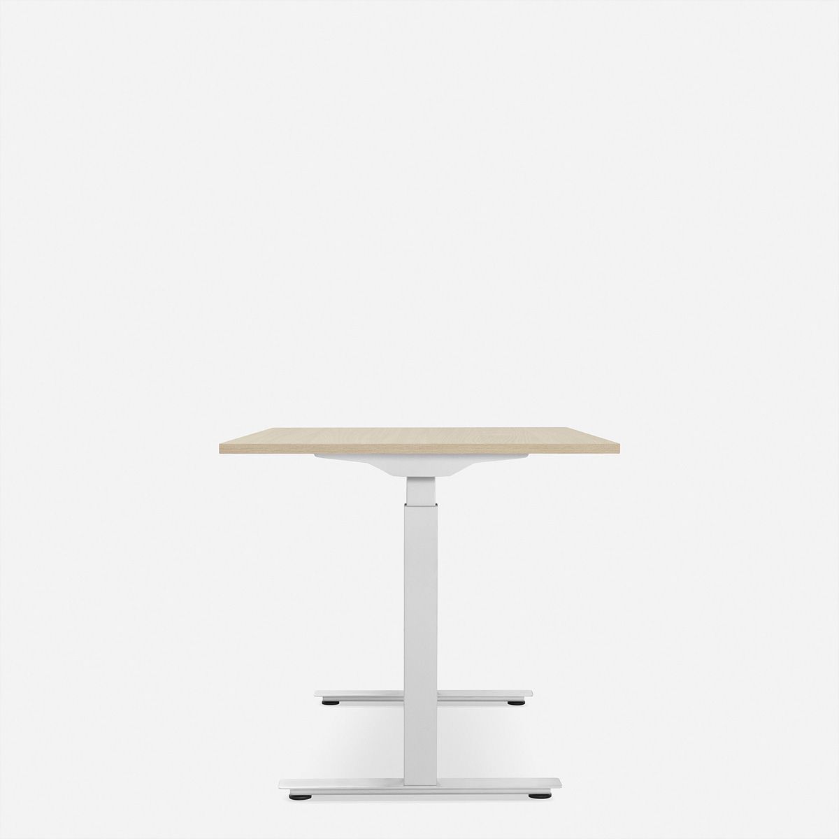 WRK21 Schreibtisch Smart 160 x 80 cm, Höhenverstellbar, Mandal Ahorn / Weiss