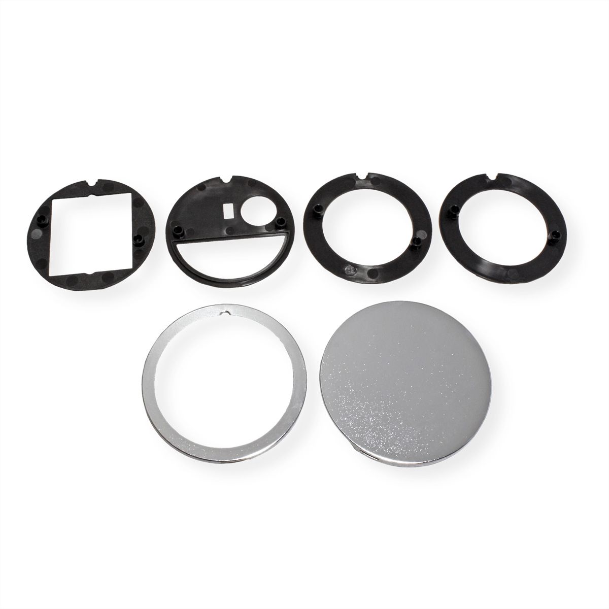 BACHMANN PIX Jeu de couvercles, argent