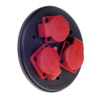 BACHMANN Insert de prise 3x avec couvercle
