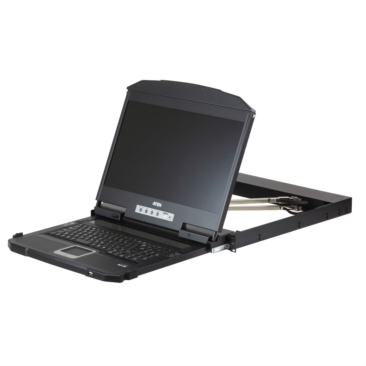 ATEN CL3800NW KVM-Konsole USB HDMI DVI VGA Dual Rail, CH-Layout