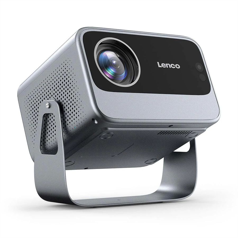Lenco LPJ-960SI Full HD 1080p LCD-Projektor mit WLAN, , Silber