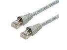 TELEGÄRTNER Cordon S/FTP, Cat.6A, LSOH, gris, 1,5 m
