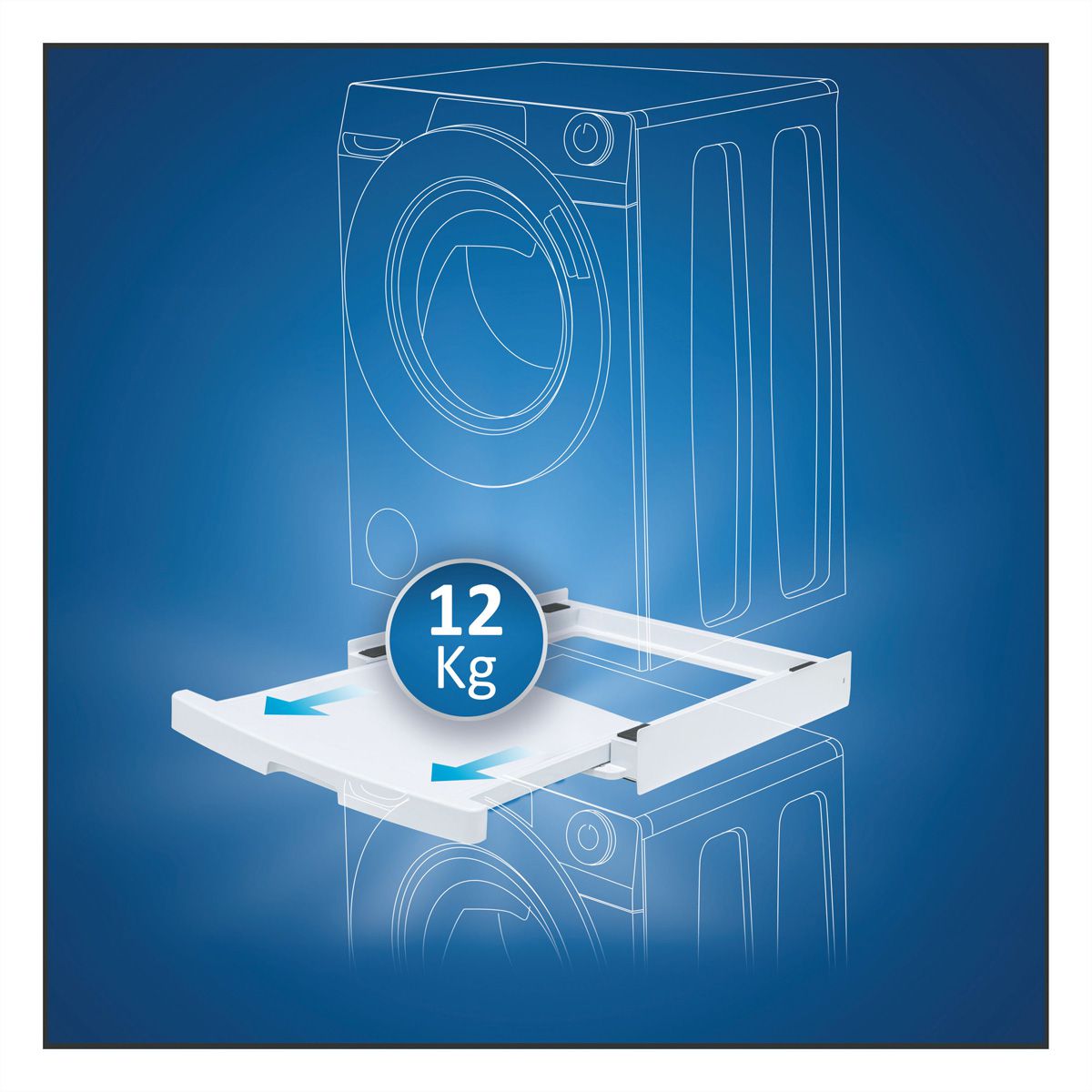 Care+ Protect Stacking Kit Universal, avec plan de travail arrondi