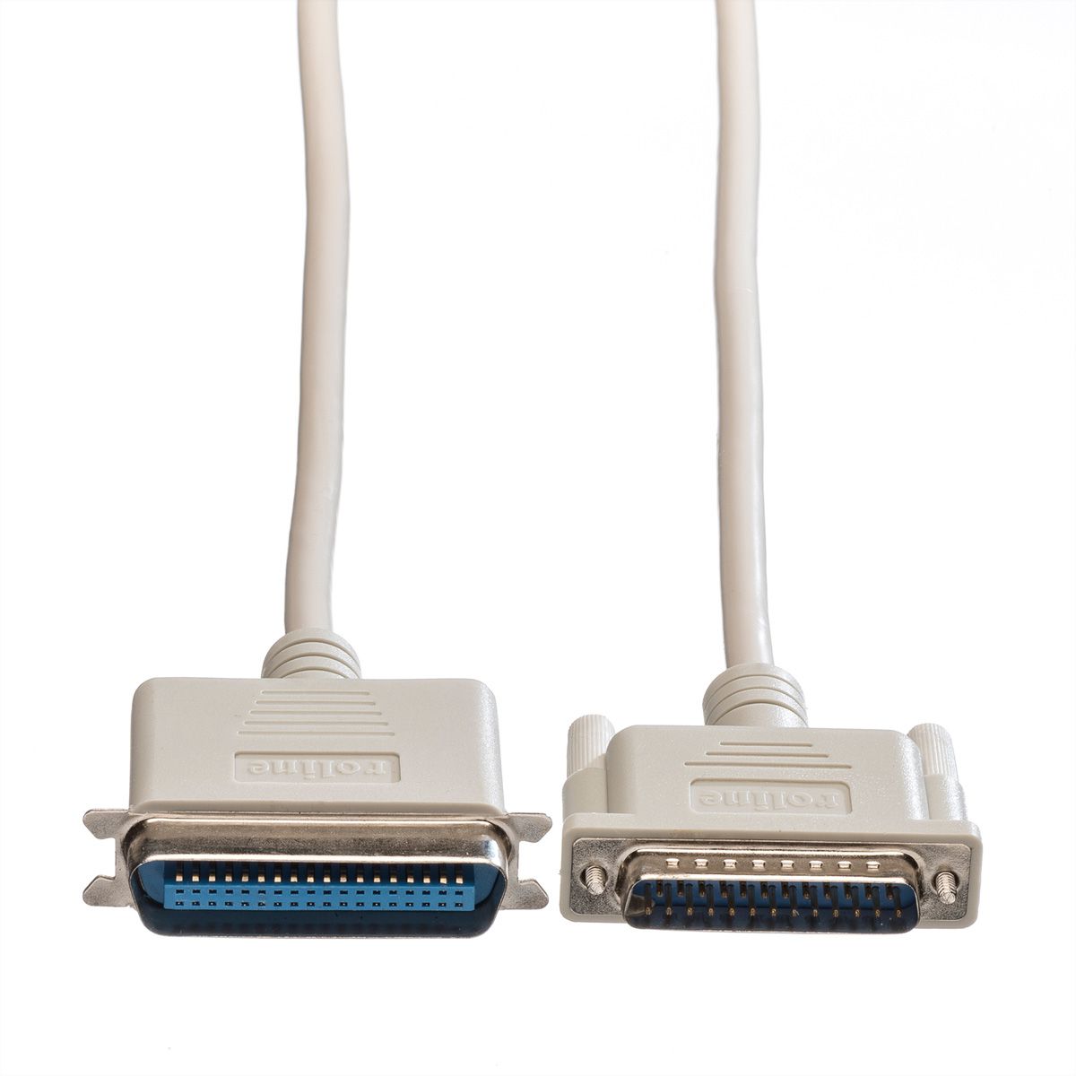 ROLINE Paralleldruckerkabel DB25 ST - Centr.36 ST, grau, 3 m