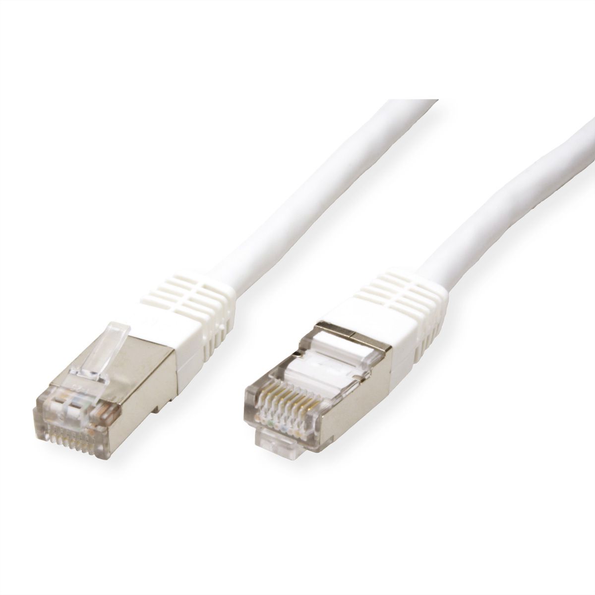 Cordon VALUE Cat.6 (Classe E) S/FTP (PiMF), blanc, 5 m