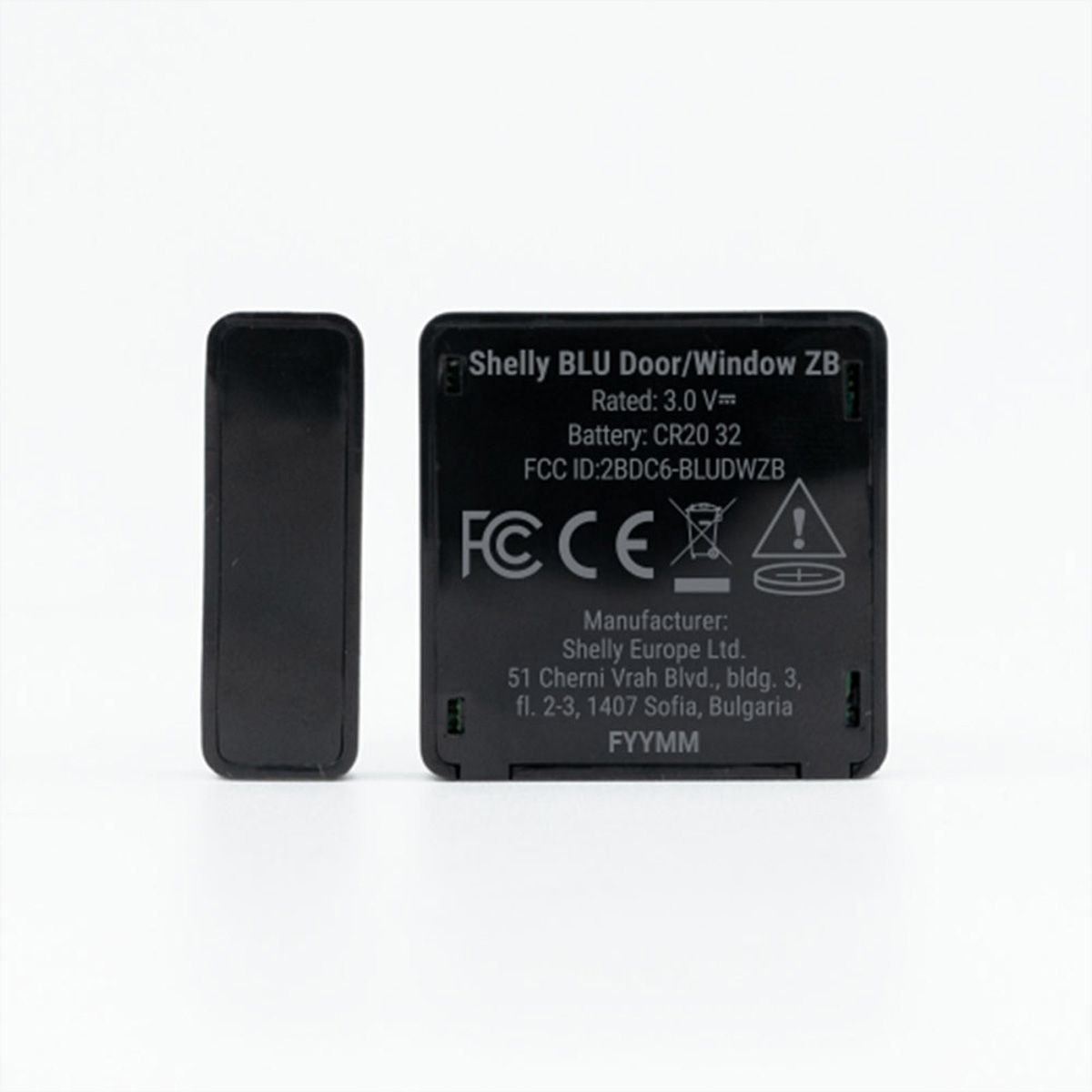 Shelly Tür & Fenstersensor BLU, Zigbee, schwarz