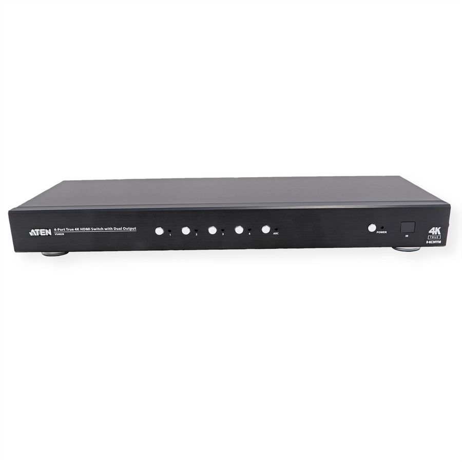 ATEN VS482 Commutateur HDMI True 4K à 4 ports, avec deux sorties