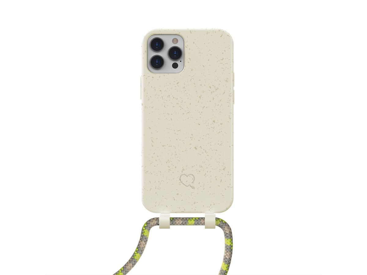 Lotta Power SoftCase Handy-Kette iPhone 12/12 Pro Beige/Sandstone,organic